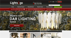 Desktop Screenshot of lights2go.co.uk